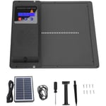 Ouvre-porte automatique de poulailler à énergie solaire usb avec minuterie affichage led programmable 3 modes d'alimentation type ouvert