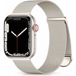 Metallband kompatibelt med Apple Watch Band 40 mm 38 mm 41 mm Starlight-WELLNGS Starlight Starlight 38/40/41mm