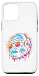 Coque pour iPhone 12/12 Pro Monkey DJ Disco Music Lover Gorilla Chimpanzee Casque audio