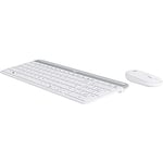 Logitech MK470 Slim Wireless Keyboard & Mouse Combo, QWERTZ German Layout - White