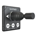 SLEIPNER Kontrollpanel - Joystick 12/24V - Firkantet - Sprutsikker - sort