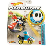 Hot Wheels Mario Kart – Metal Car – Light Blue Shy Guy Standard Kart – New 2021