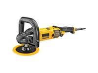 Dewalt Dwp849x-Qs, Roterande Polermaskin För Bilen, 3500 Rpm, 1250 W, Svart, Gul, 3 Kg, Ac