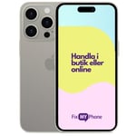 iPhone 15 Pro Max Förnyad begagnad 1 TB, Naturlig titan, Premium