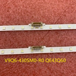 2 PCS For 1 TV Kit 2 barres LED Nipseyteko 38, Samsung TV 43 pouces V9Q6-430SM0-R0 BN96-48377AL