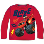 Blaze and the monster machines barn t-shirt långärmad topp blz2027tsh Red 2-3 years