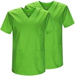 MISEMIYA - Pack 2 Pcs - Sanitary CASACA Unisex Sanitary Uniforms Sanitary Uniform Medical Uniform - Ref. 817 * 2 - Small, Apple Green 21