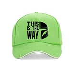 WAZHX Baseball Cap Summer Leisure Dad Hat Star Wars Unisex Snapback Hats Green