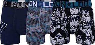 CR7 Cristiano Ronaldo Boy's Cotton Trunks, Multicolour, 10-12 Years UK