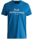 Peak Performance Original Tee Men herr-T-shirt Midnight-210 M - Fri frakt