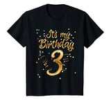 Youth It's my 3rd Birthday Girl Gifts 3 Years Old T-Shirt