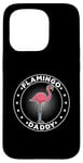 Coque pour iPhone 15 Pro Pink Flamingo Daddy Flamingo Daddy