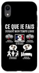 Coque pour iPhone XR les boules Boccia Boule ce que je fais Pétanque boules Drôle