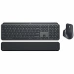 Tangentbord Logitech MX Keys S Combo Qwerty Spanska Svart Grå Grafit