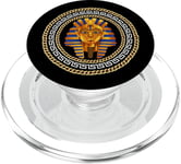 #1 The Egyptian Pharaoh King Tut Mask T-shirt, Tutankhamun PopSockets PopGrip pour MagSafe