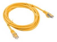 Lanberg - Patch-Kabel - Rj-45 (Hane) Till Rj-45 (Hane) - 2 M - F/Utp (Folieöverdraget Oskärmat Tvinnat Par) - Cat 6 - Tvinnad, Formpressad, Hakfri - Ral 1028, Orange