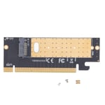 NVMe M.2 SSD -sovitinkortti Plug and Play M.2 NVMe SSD M -avain PCIe 3.0 X16 -kortille 2230 2242 2260 2280 M.2 SSD