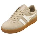 Gola Grandslam Womens Fashion Trainers in Bone Off White - 8 UK