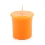 pajoma® Bougie votive parfumée 55 g, orange | Bougie votive en marbre | Durée de combustion : environ 17 heures - Hauteur : 5 cm - Diamètre : 4 cm | Qualité supérieure