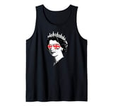 Queen Elizabeth II Sunglasses British Crown Union Jack Meme Tank Top