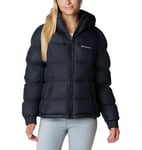 Columbia Women's Pike Lake 2 Hooded Insulated Jacket, Hooded Puffer Jacket, Black, Size L