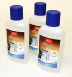 3 x Melitta Anti Calc Espresso Liquid Coffee Machine Descaler Cleaner  6638320x3