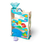 Melissa & Doug Rollables Toboggan océanique en bois pour nourrisson et jeunes enfants, Jouet en bois, Jouet sensoriel, Jouet d'Éveil pour Bébé, 12 mois+, Cadeau de naissance pour garçon ou fille