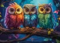 Castorland Puzzle 260 Three Little Owls Castor