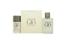 GIORGIO ARMANI ACQUA DI GIO GIFT SET 100ML EDT + 75ML DEODORANT STICK - MEN'S