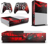 Autocollant Pour Console Xbox One S Spider + 2 Skins Pour Manette Xbox One S Et Kinect