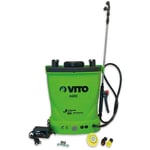 Pulvérisateur Electrique à batterie LITHIUM VITO 12V- 6AH Pression 6 bars Cuve 16 Litres Autonomie 4h chargeur inclus