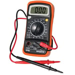 SP TOOLS SP62012 - Multimètre Numérique Multifonctions - Test Tension CA/CC, Courant CC, Résistances, Diodes, Température, Transistors - Outillage Automobile - Electricité - Qualité professionnelle