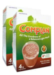 Complan Chocolate Flavour Nutritional Drink 4 X 55G - Pack of 2