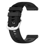 Silikonarmband till Garmin Forerunner 255 18mm - Svart