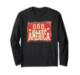 God bless America Logo for Adults and Kids Long Sleeve T-Shirt