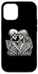 iPhone 12/12 Pro Twin Flame Skeleton Couple Eternal Love Lovers Forever Case