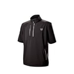 Wilson Staff Golf Homme Haut de Pluie, STAFF MODEL RAIN TOP, Polyester, Noir, Taille M, WGA700714MD