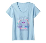 Womens Furby Furb-Ever Friends Cute Furblets Group Shot V-Neck T-Shirt