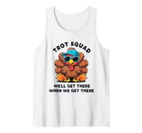 Trot Squad We'll Get There When We Get There, Thanksgiving Tank Top