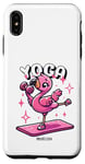 Coque pour iPhone XS Max Yoga Drôle Flamingo Mignon Fitness Entraînement Femmes Gym