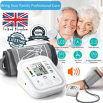 Digital Automatic Blood Pressure Monitor Upper Arm BP Machine Heart Rate UK