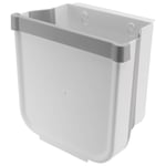 Folding Waste Bins Kitchen Garbage Bin Car Trash Can Wall Mounted Trashcan6990