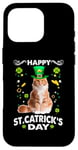 Coque pour iPhone 16 Pro Maine Coon Cat Happy St Catricks Day St Patricks Day Cats