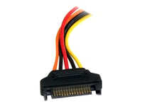 Startech.Com 8In 15 Pin Sata Power Extension Cable - 8 Sata Power Extension Cable - 8 Sata Power Extension Cord - Förlängningskabel För Ström - Sata-Ström (Hane) Till Sata-Ström (Hona) - 20.3 Cm - För P/N: Pyo2sata, Pyo4sata, Satapowadap