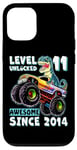 iPhone 12/12 Pro Level 11 Unlocked T Rex Monster Truck Dinosaur 11th Birthday Case