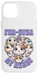 Coque pour iPhone 14 Plus Fur-ever in My Heart Kawaii Cochon d'Inde Cœur