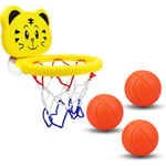 Basketbollskorg Badleksak för 1-3 Åriga Bebisar Badleksak 6 12 Månader Basketbollskorg Leksaks Gåvor 2 3 4 Basketboll Vattenspel Badleksaker Set Present till Bebis tiger