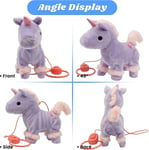 Plush Movement & Sound Walking Unicorn Interactive Electronic Toy Remote Control