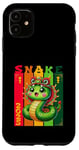 Coque pour iPhone 11 Nouvel An chinois du serpent vert 2025 Zodiaque Lunaire