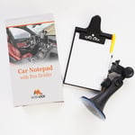 Mobi Lock Car Clip Board, Dashboard Memo Pad with Pen Holder & Pad Mount - Unive